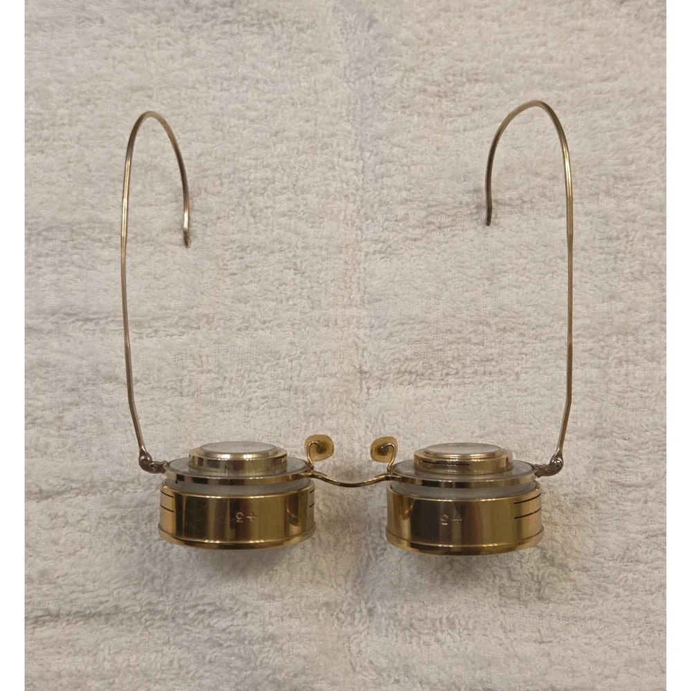Incredible Antique Shuron 12K GF Surgeon Doctor Jewelers Glasses +3 C. 1890-1910